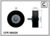 CAFFARO 500220 Deflection/Guide Pulley, v-ribbed belt